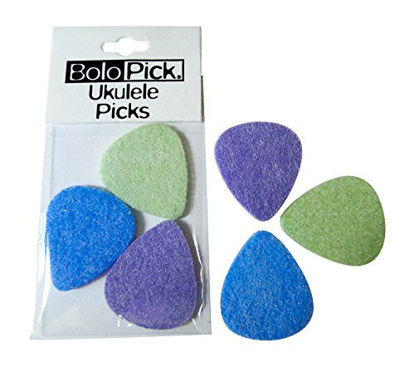 Picture of BoloPick Felt Picks for Ukulele 6 Pack (original recipe)
