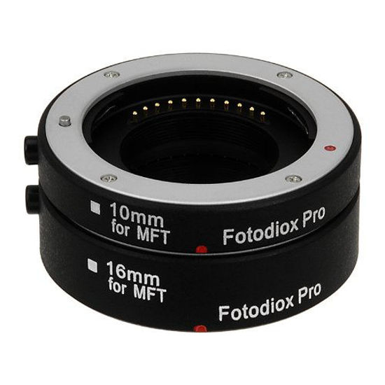 Picture of Fotodiox Pro Automatic Macro Extension Tube Kit for Micro Four Thirds (Micro-4/3, MFT) Camera