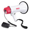 Picture of Pyle Bluetooth Bullhorn PA Megaphone - iPhone Megaphone Speaker with Wired Microphone, Siren Alarm Mode, MP3/USB/SD Readers - PMP42BT_0, Red/White