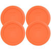 Picture of Pyrex 7200-PC Round 2 Cup Storage Lid for Glass Bowls (4, Orange)