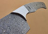 Picture of BB-456, Handmade Damascus Steel 12 Inches Full Tang Chef Knife with Stainless Steel Bolster (Blank Blade)