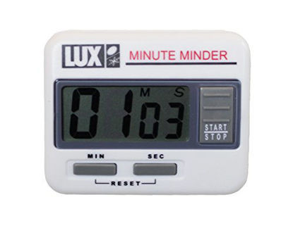 Picture of Lux Cu100 Large Number Display, Magnetic Back Kitchen Digital Count Up/Down Timer, White