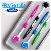 Picture of Orabrush Tongue Scraper, Tongue Cleaner Helps Fight Bad Breath, 4 Tongue Scrapers