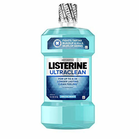 Picture of Listerine Ultraclean Antiseptic Arctic Mint 1 Liter (Pack of 2)