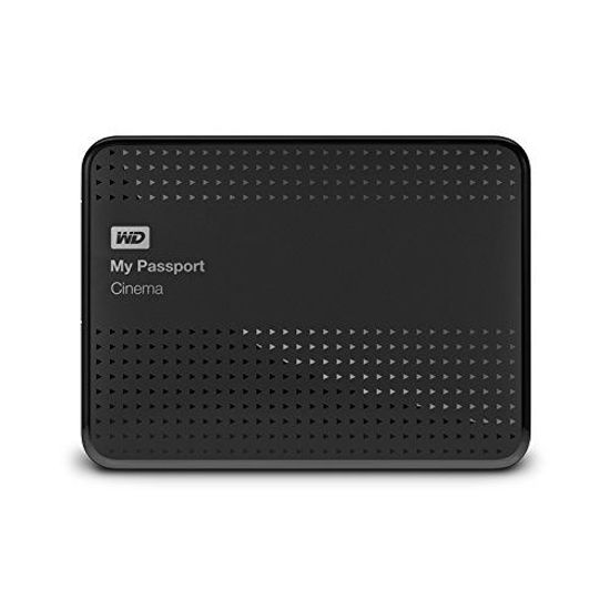 Picture of WD My Passport Cinema 1TB, 4K UHD Preloaded Movie Storage (WDBZKS0010BBK-NESN)