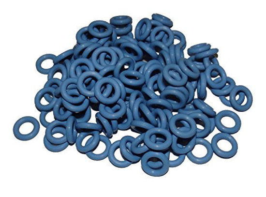 Picture of Captain O-Ring - Rubber Oring Keyboard Switch Dampeners Blue [40A-R 0.4mm] Reduction (135 pcs w/Screen Cloth)