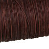 Picture of 120m Brown 0.5mm Dia Polyester Leather Sewing Round Waxed Thread Cord for DIY Handicrafts