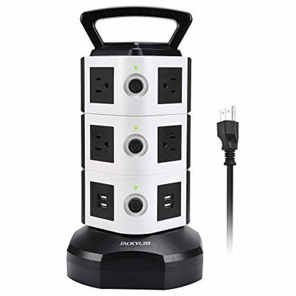 Retractable Power Strip Surge Protector,110V/220V/240V 6.5FT Extension Cord  with 3 Universal AC Cords 3 Smart USB, Small Portable Desk Charging for  Travel, Business, Office White : : Tools & Home Improvement