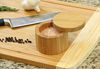 Picture of Round Bamboo Salt Box Eco-Friendly, 100% Organic bamboo, Professional-Grade,The best salt storage container on the market.