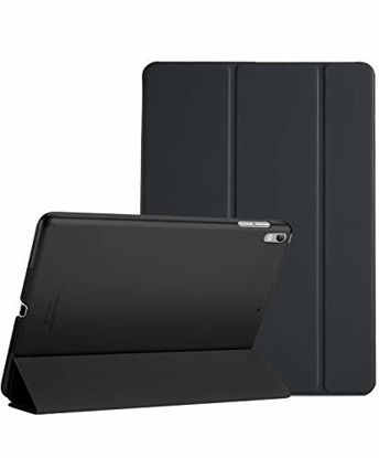 Picture of ProCase iPad Air (3rd Gen) 10.5" 2019 / iPad Pro 10.5" 2017 Case, Ultra Slim Lightweight Stand Smart Case Shell with Translucent Frosted Back Cover for Apple iPad Air (3rd Gen) 10.5" 2019 -Black