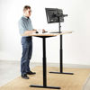 Picture of VIVO Full Motion Dual Monitor Free-Standing Desk Stand VESA Mount with Articulating Double Center Arm Joint, Holds 2 Screens up to 30 inches, STAND-V102F