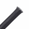 Picture of 100ft - 1/8 inch PET Expandable Braided Sleeving - Black - Alex Tech braided cable sleeve