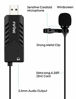 Picture of USB Lavalier Lapel Microphone,Fifine Clip-on Cardioid Condenser Computer mic Plug and Play USB Microphone with Sound Card for PC and Mac-K053