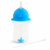 Picture of Munchkin Any Angle Click Lock Weighted Straw Cup, Blue/Green, 10oz, 2pk