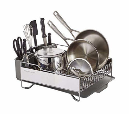 Picture of KitchenAid Full Size Dish Rack, Light Grey