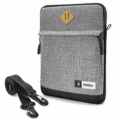 Picture of tomtoc 11 Inch Tablet Shoulder Bag for 11 Inch New iPad Pro, 10.9/10.5 Inch iPad Air, 10.2/9.7 Inch iPad, Microsoft Surface Go 2/1, Samsung Galaxy Tablet, Fit Apple Pencil, Magic/Smart Keyboard