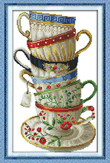 Maydear Cross Stitch Kits Stamped Full Range of Embroidery Starter