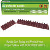 Picture of De-Bird Plastic Anti Cat and Bird Deterrent-Outdoor Pest Keep Off Pigeon, Squirrel, Woodpecker & More Defender Spikes, Woodpecker