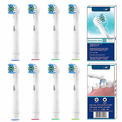 Picture of VINFANY Toothbrush Head for Oral b,Replacement Toothbrush Heads Compatible for Braun Electric Rechargeable Toothbrush, for Vitality 3D All 8 Pack