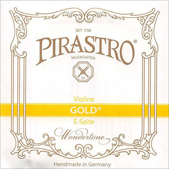 Picture of Pirastro Gold Label 4/4 Violin E String - Medium - Steel - Ball End