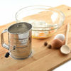 Picture of Norpro 3-Cup Stainless Steel Rotary Hand Crank Flour Sifter With 2 Wire Agitator