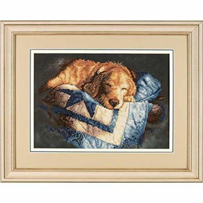 Picture of Simplicity Vintage CStitch Kit 14x10 Snooze, None