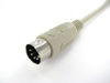 Picture of 5-Pin DIN-Male AT to 6-Pin Mini DIN-Female PS/2 Keyboard Adapter PS2 KB-ATM-PS2F-6I