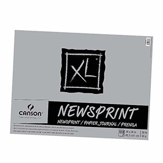 Pro Art Newsprint Paper Pad - Rough - 18 x 24 in. - 100 Sheets