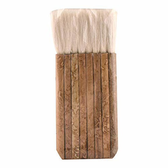 Picture of Yasutomo Hake Multihead Bamboo Brush with Sheep Hair Bristles, 2 1/2 inch (BH8)