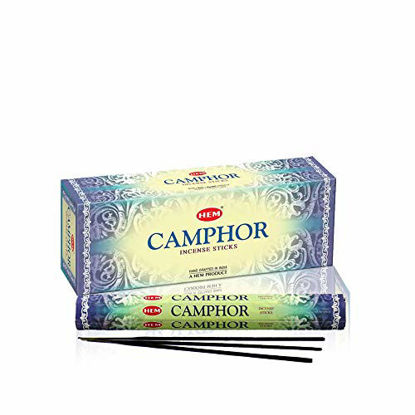 Picture of Camphor - Box of Six 20 Stick Tubes - Hem Incense (Standard Version)