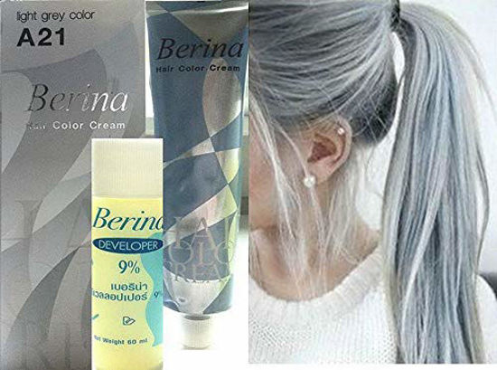 Picture of Hair Colour Permanent Hair Cream Dye Light Grey by Berina