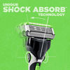 Picture of Schick Hydro 5 Sense Sensitive Skin Razor with Shock Absorb Technology for Men, 1 Handle with 2 Refills