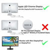 Picture of Amiroko USB-C to Mini DisplayPort Adapter, USB 3.1 Type C (Thunderbolt 3) to Mini DP Adapter Support 4K, 1080P for MacBook Pro, Alienware, to LED Cinema Display / Dell Monitor etc, Gray