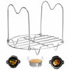 Picture of Steamer Rack Trivet with Handles Compatible with Instant Pot Accessories 6 Qt 8 Quart, Pressure Cooker Trivet Wire Steam Rack, Great for Lifting out Whatever Delicious Meats & Veggies You Cook