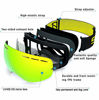 Picture of SPOSUNE Ski Goggles Over Glasses - Snow / Snowboard Goggle for Men, Women & Youth - UV400 Anti-Fog Snowmobile Goggles