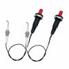 Picture of MENSI 11.8 Long Propane Push Button Piezo Igniter Kit Gas Grill/Range/Heater/Stove Spaker Generator Ignition Set 2Pcs/Lot