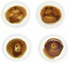 Picture of 4pcs Ceramics Panda Relief Seasoning Dishes Sushi Dipping Bowl Appetizer Plate - 3.5 inches