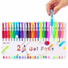 Picture of Gel Pens, Colored Gel Pen, Fine Point Gel Markers Pen for Kids Coloring Books, Drawing, Writing