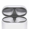 Picture of elago Upgraded AirPods Dust Guard (Matte Space Grey, 2 Sets) - Dust-Proof Film, Luxurious Looking, Must Watch Easy Installation Video, Protect AirPods from Metal Shavings [US Patent Registered]