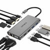 Picture of Omars USB C Docking Station Dual Monitor 11 in 1 Triple Display USB C Hub 4K Type C Adapter for Laptop HP Dell MacBook Pro and Windows (2HDMI VGA PD3.0 SD TF Card Reader Gigabit Ethernet 4USB Ports)