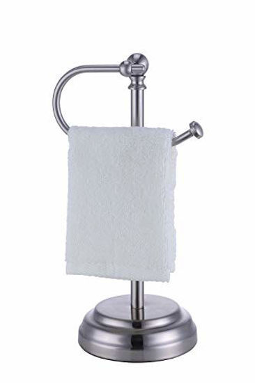 SunnyPoint Heavy Gauge Spare Bathroom Toilet Tissue Paper Holder; Free  Standing, White