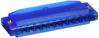 Picture of Clearly Colorful Translucent Harmonica, Blue