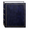 Picture of Pioneer Photo Albums Magnetic Self-Stick 3-Ring Photo Album 100 Pages (50 Sheets), Navy Blue