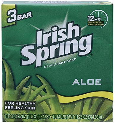 Irish Spring Bar Soap for Men, Original Clean Mens Bar Soap, 12 Pack, 3.7  Oz Soap Bars