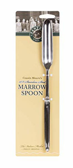 Picture of Fante's Dual-Sided Marrow Spoon, Ideal for Both Narrow and Big Bones, The Italian Market Original since 1906, 9.75 x 75-inches, Japanese 18/8 Stainless Steel