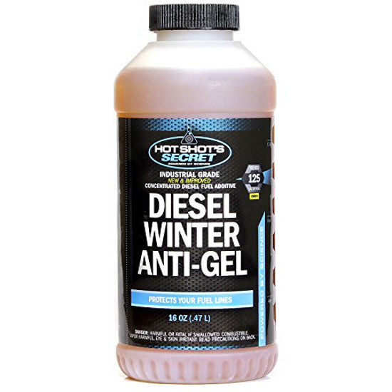 Picture of Hot Shot's Secret Diesel Winter Anti-Gel 16 Ounce Round Bottle, Amber (P403316Z)