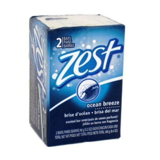 Picture of Zest  Zest Soap Ocean Breeze Scent Made In Usa 3.2 Ounce (2 Pack) Amtc, 3.2 Fl Ounce, 3.2 Ounce