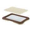 Picture of Richell Paw Trax Mesh Training Tray, Brown