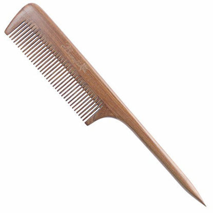 Picture of Breezelike Hair Combs - Sandalwood Fine Tooth Comb - No static Natural Aroma Wooden Tail Comb for Women