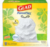 Picture of Glad ForceFlex Tall Kitchen Drawstring Trash Bags, 13 Gal, 100 Ct (Package May Vary)